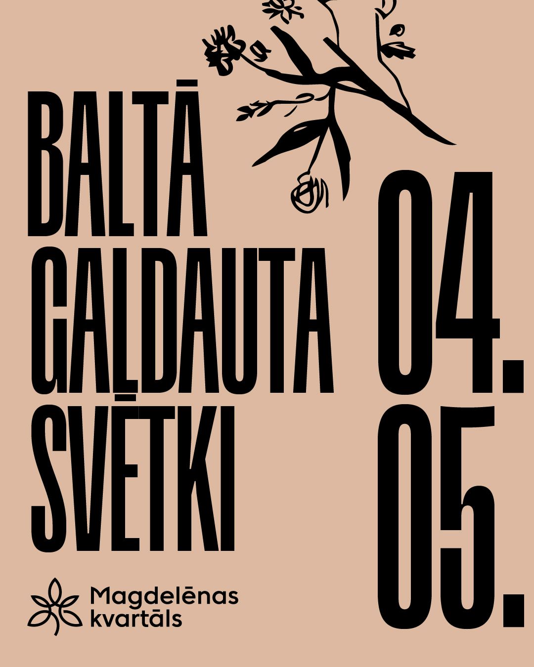 Baltā galdauta svētki Magdelēnas kvartālā